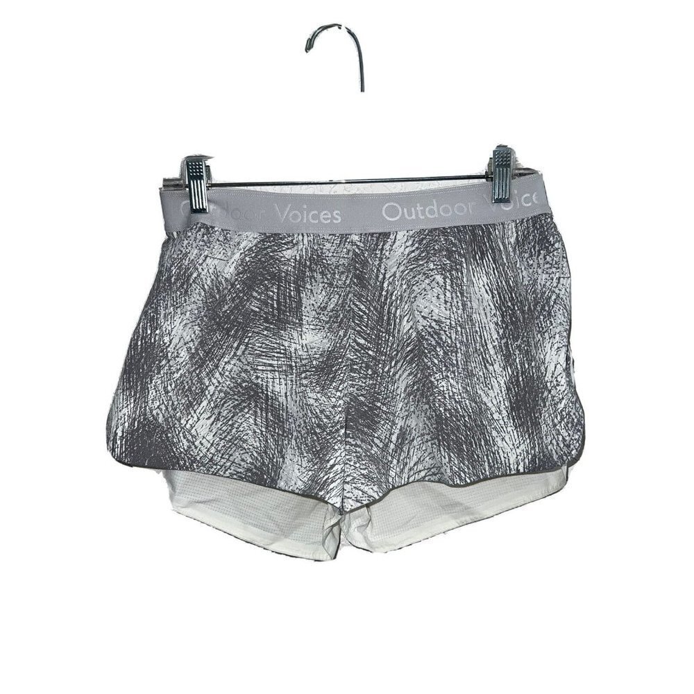OUTDOOR Voices Reasy Set Running Shorts Size Small NWTS New Platinum (Q)